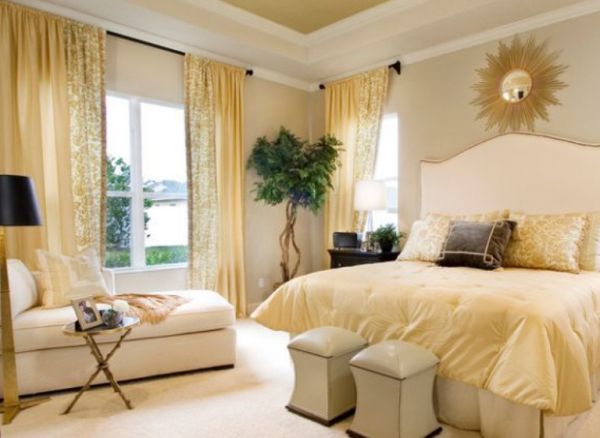 Pilihan Warna Krem dan Kuning